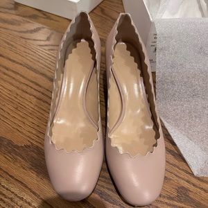 Chloe Leather Lauren Pumps